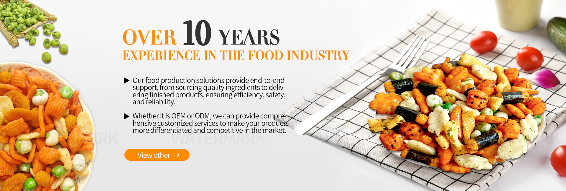 गुणवत्ता राइस क्रैकर स्नैक्स कारखाना