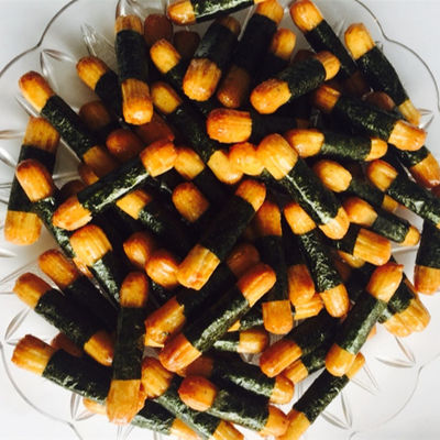 खरीदें सीवीड रोल्ड राइस क्रैकर स्नैक्स क्रिस्पी स्वादिष्ट पफ्ड राइस स्नैक्स online manufacture