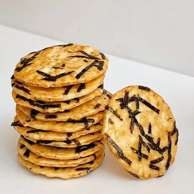 खरीदें पिज्जा स्वाद समुद्री शैवाल चावल पटाखे स्वादिष्ट स्वस्थ साबुत अनाज चावल केक online manufacture