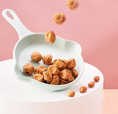 खरीदें बीबीक्यू पाउडर प्लम के आकार की नमकीन तली हुई मूँगफली रेरियोली कोटेड मूँगफली online manufacture