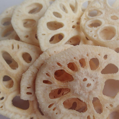 अच्छी कीमत BRC Ou Kosher सूखे कमल की जड़ द्वारा प्रमाणित वैक्यूम तले हुए स्वस्थ सब्जी चिप्स ऑनलाइन