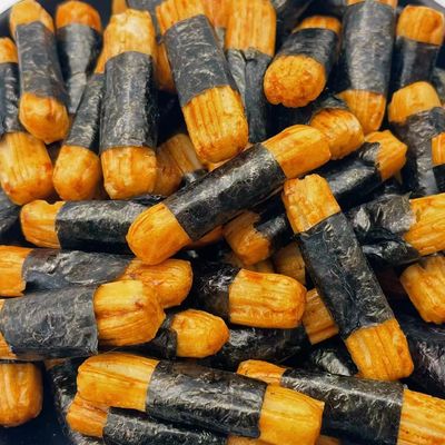 अच्छी कीमत खस्ता चावल पटाखा फूला हुआ भोजन जापानी समुद्री शैवाल चावल रोल बार नाश्ता ऑनलाइन