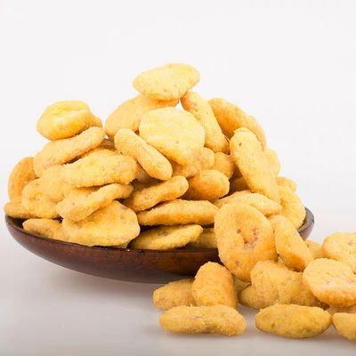 अच्छी कीमत क्लासिक प्रबुद्ध भुना हुआ ब्रॉड बीन्स गोल्डन कलर फवा बीन्स हल्का नमकीन ऑनलाइन