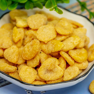 अच्छी कीमत बीआरसी कोषेर फवा बीन स्नैक टोमैटो फ्लेवर एनलाइटेड ब्रॉड बीन क्रिस्प्स ऑनलाइन