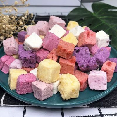 अच्छी कीमत स्वादिष्ट फ्रीज सूखे दही स्नैक्स उच्च प्रोटीन ड्रैगन फल स्वाद 25 ग्राम व्यायाम के बाद वसूली के लिए