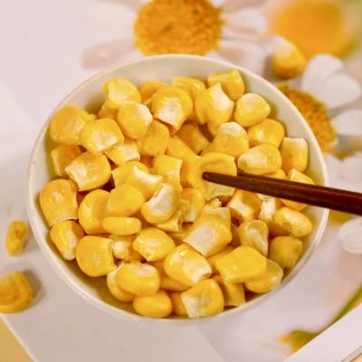 अच्छी कीमत थोक फ्रीज-ड्राई स्वीट कॉर्न गैर जीएमओ 100% प्राकृतिक खाना पकाने या स्नैकिंग के लिए ऑनलाइन