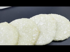 शुगर फ्रॉस्टिंग कोरियाई राइस क्रैकर्स स्नैक्स के साथ उच्च गुणवत्ता वाले भुने हुए मीठे बिस्कुट