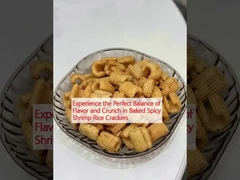बेक्ड स्पाइसिस श्रिंप राइस क्रैकर्स में स्वाद और क्रंच का सही संतुलन अनुभव करें