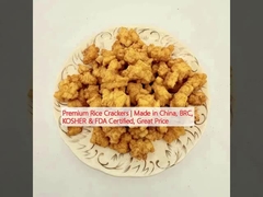 प्रीमियम चावल क्रैकर्स ---- चीन में निर्मित, बीआरसी, कोशर और एफडीए प्रमाणित, महान मूल्य